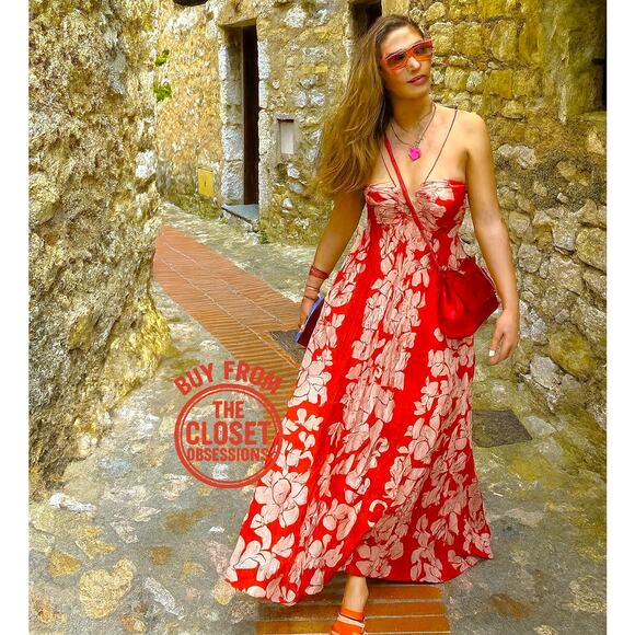 RARE!!! MANGO BLOGGER FAVE!!! Floral Maxi Dress NWT - Picture 5 of 16